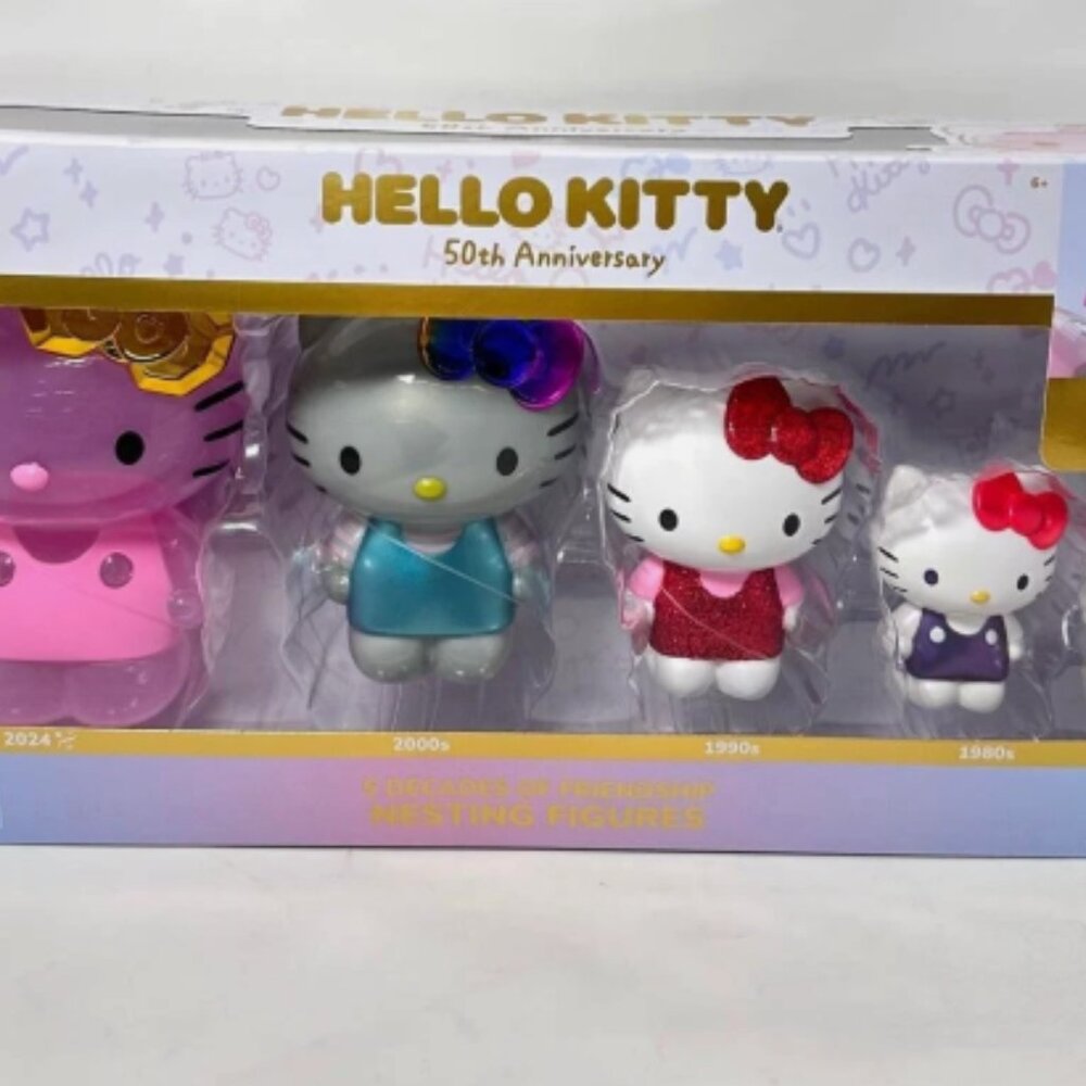 Hello Kitty 50th Anniversary Set of 5 Nesting Figures - Picture 13 of 15
